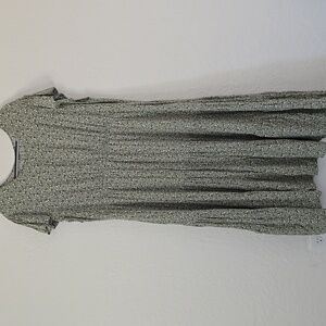 Green Floral Cottage Core Dress Size 3x